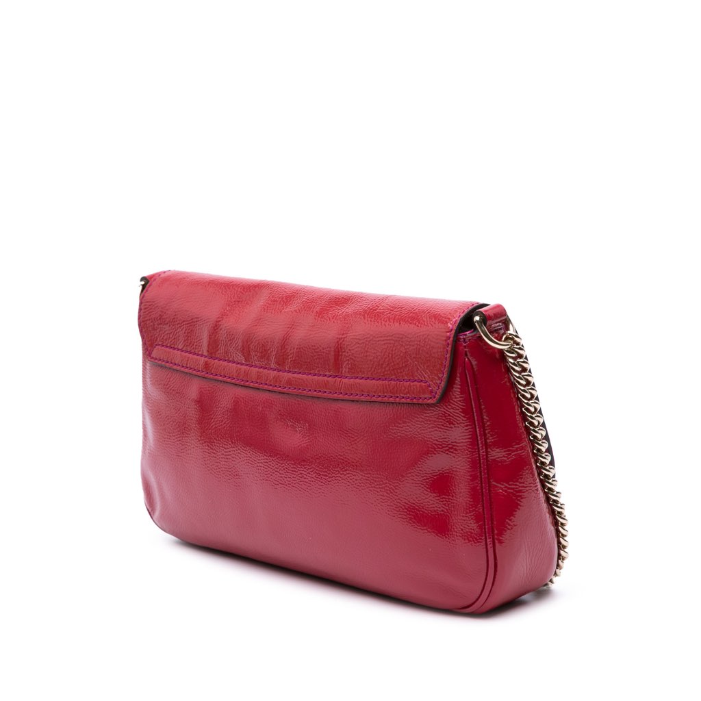 Gucci Medium Patent Soho Chain Flap Crossbody - 2