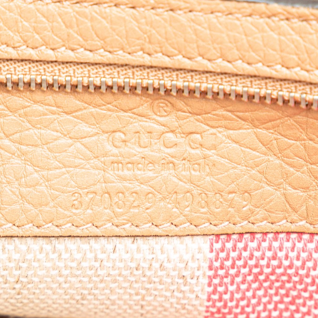 Gucci Medium Calfskin Bamboo Daily Shopper Satchel - Side view