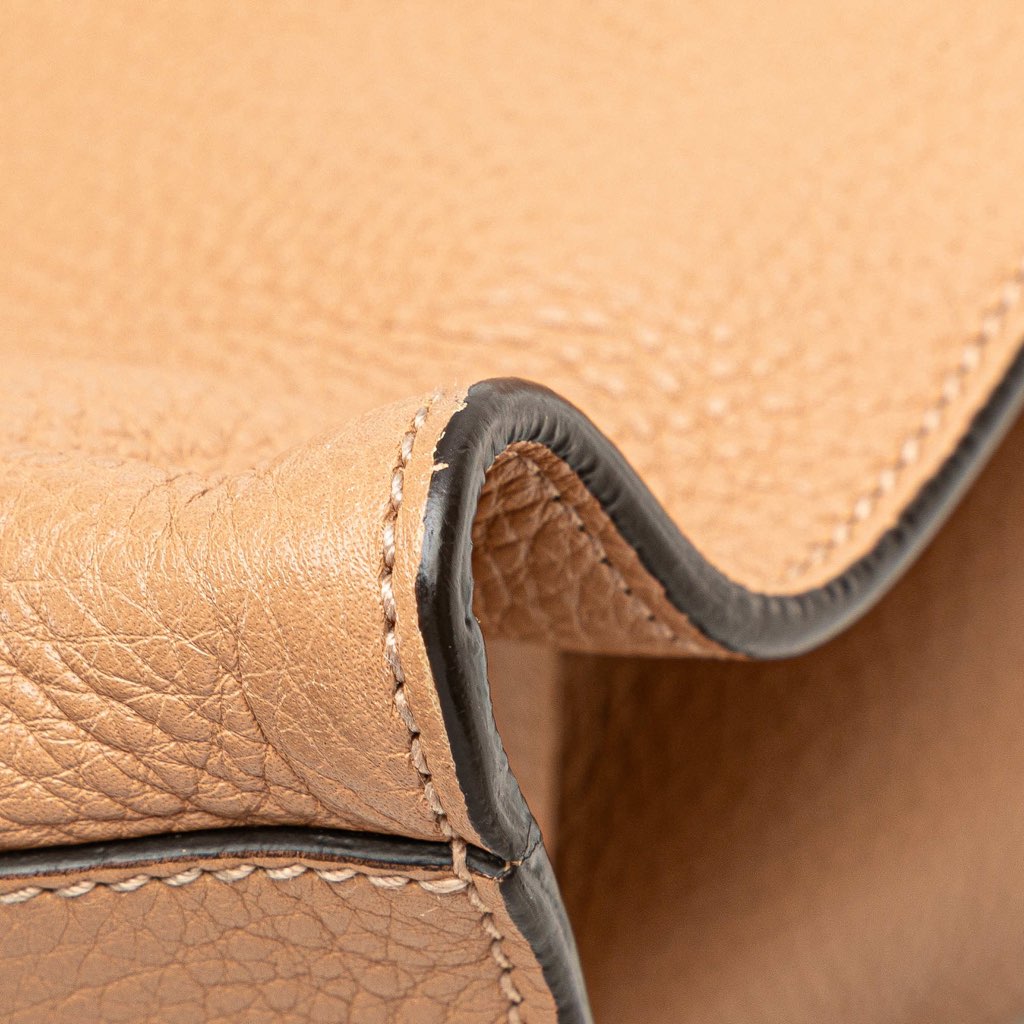 Gucci Medium Calfskin Bamboo Daily Shopper Satchel - Image 10