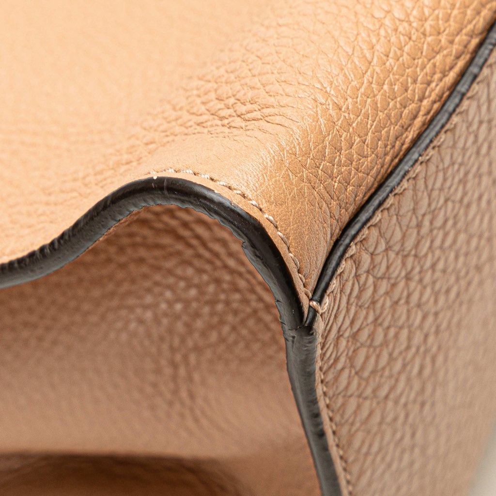 Gucci Medium Calfskin Bamboo Daily Shopper Satchel - Image 11