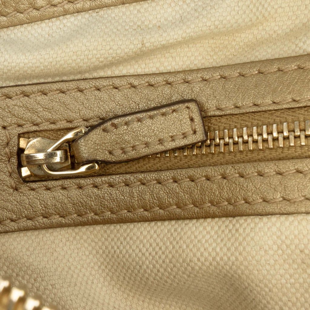 Gucci Large Leather Bella Tote - Detail 1