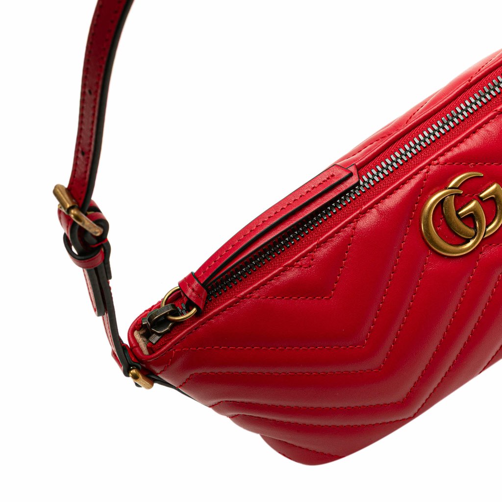 Gucci GG Marmont Matelasse Leather Shoulder Bag - Detail 2
