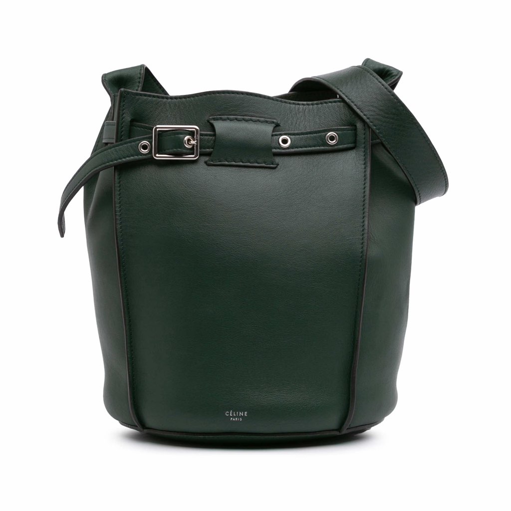 Celine Leather Big Bag Bucket Crossbody