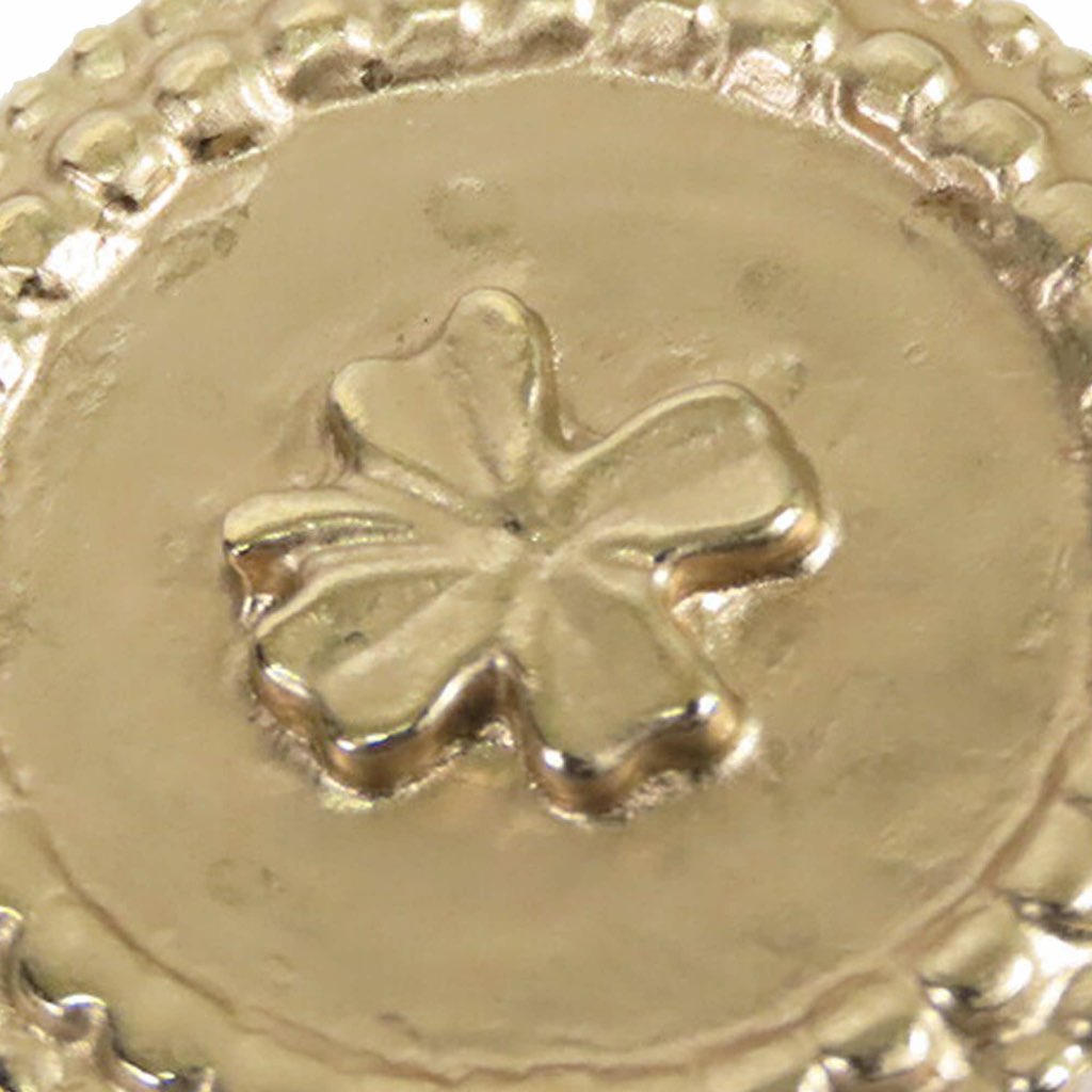 Chanel Gold Plated CC Dangling Push Back Earrings - 4