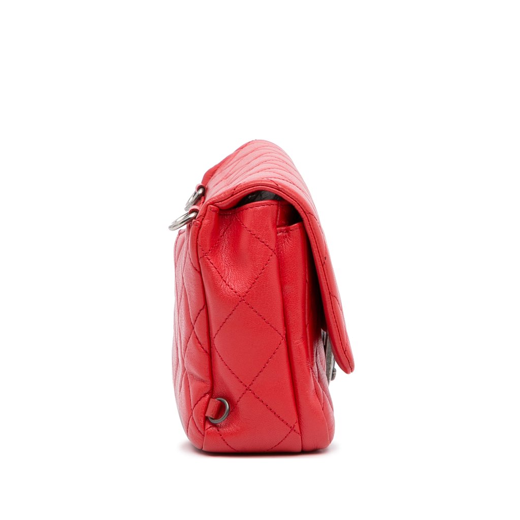 Chanel Small Quilted Goatskin Double Carry Waist Chain Flap - 3