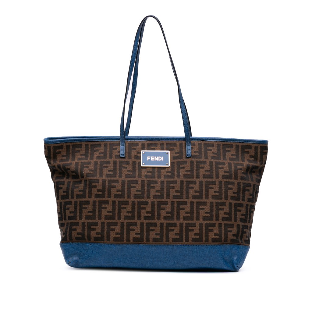 Fendi Zucca Canvas Roll Tote