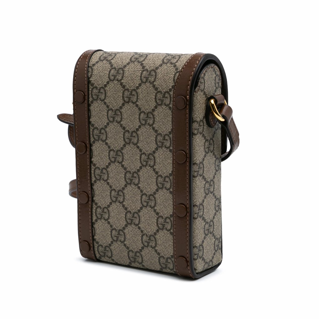 Gucci Mini GG Supreme Horsebit 1955 Crossbody - 2