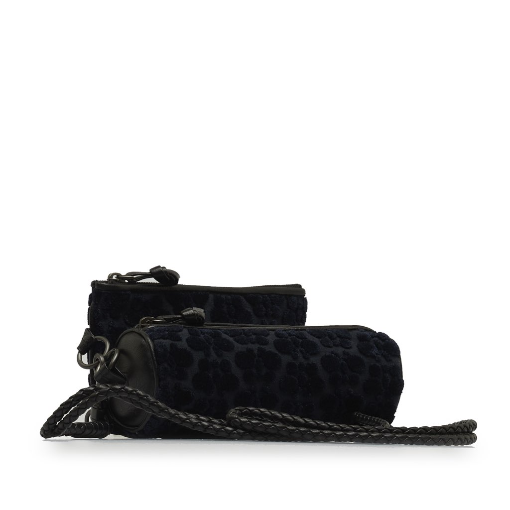 Bottega Veneta Multi-Pouch Butterfly Velvet Crossbody - Back view