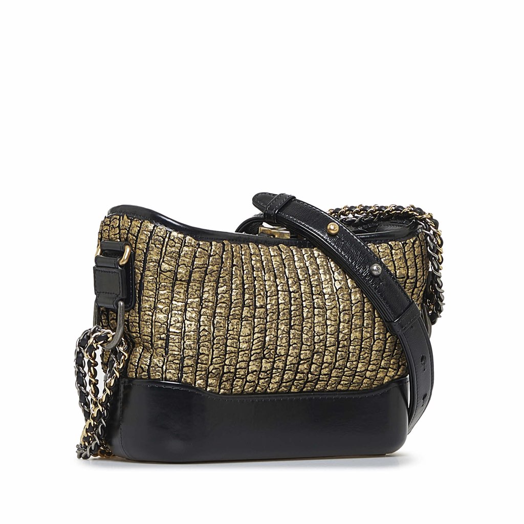 Chanel Small Painted Knit Gabrielle Crossbody Bag - 2