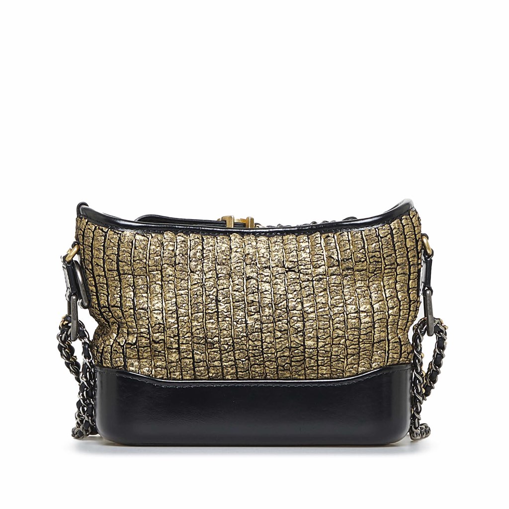 Chanel Small Painted Knit Gabrielle Crossbody Bag - 3