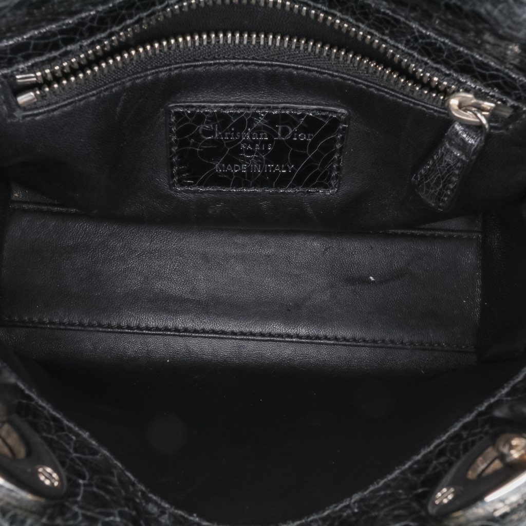 Dior Mini Ceramic Effect Deerskin Jeweled Swan Lady Dior - 4