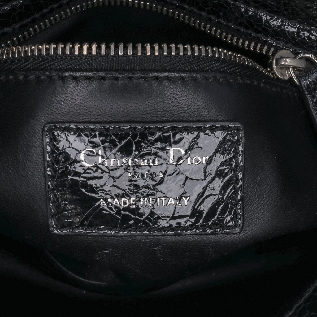 Dior Mini Ceramic Effect Deerskin Jeweled Swan Lady Dior - 5