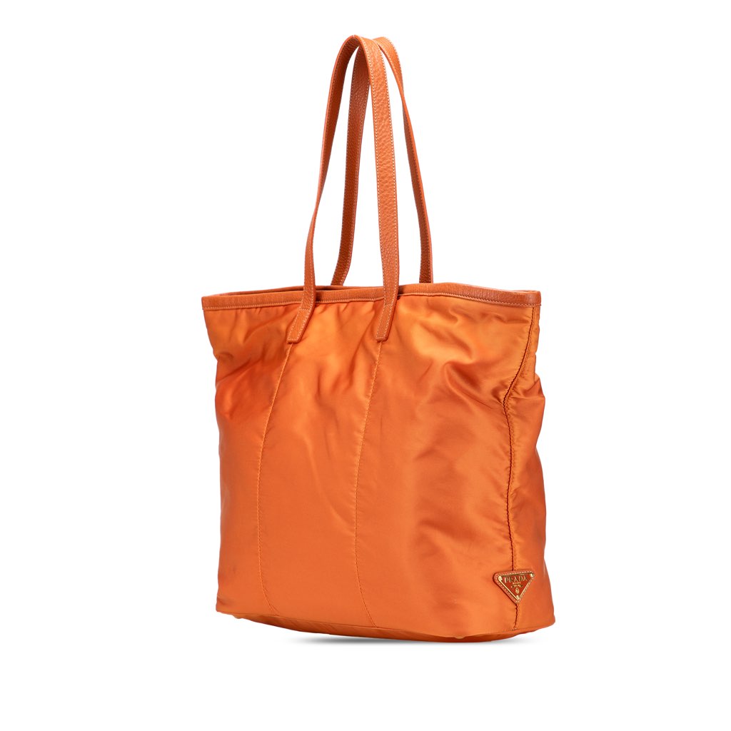 Prada Tessuto Canapa Logo Tote - Back view