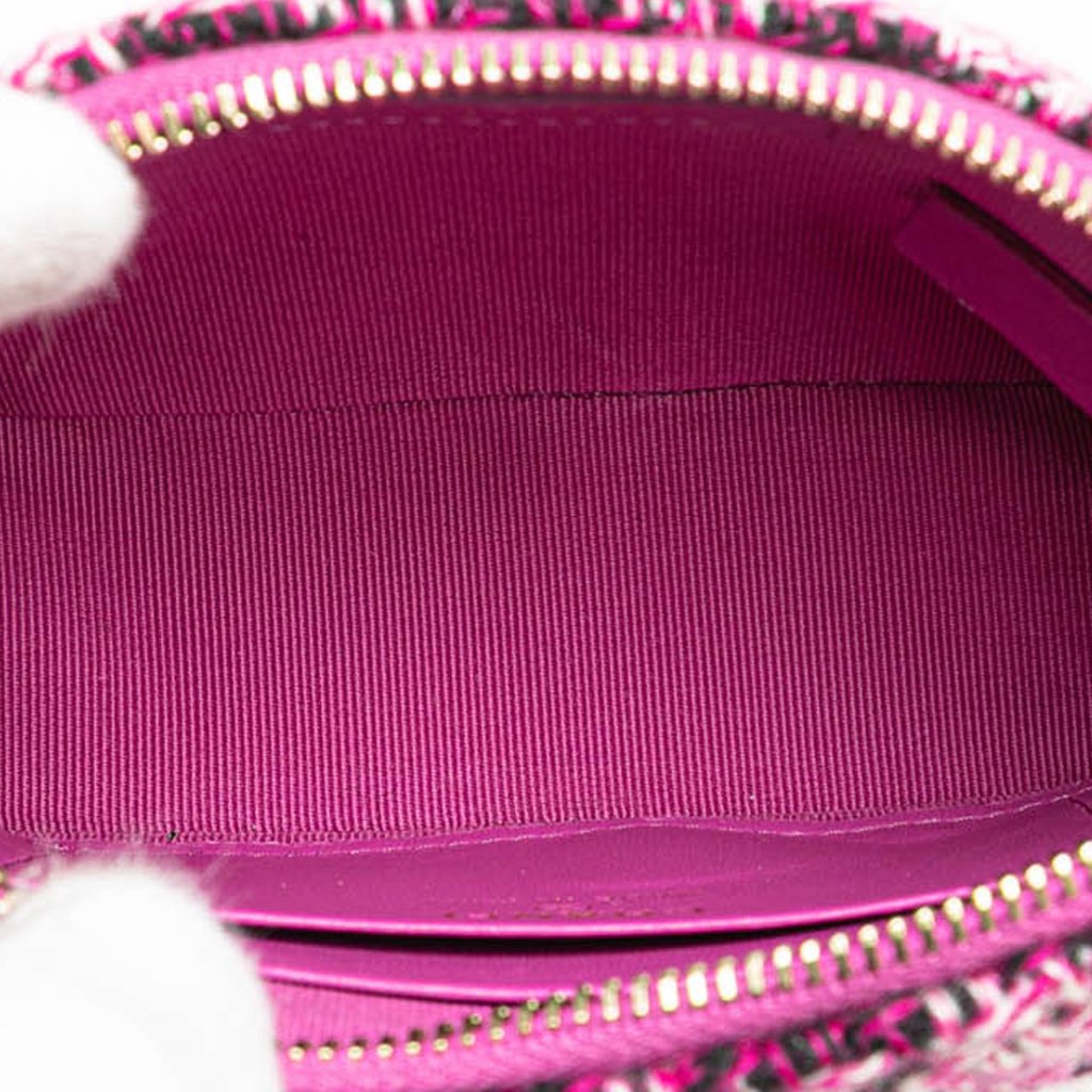 Chanel CC Tweed Houndstooth Clutch On Chain - 4