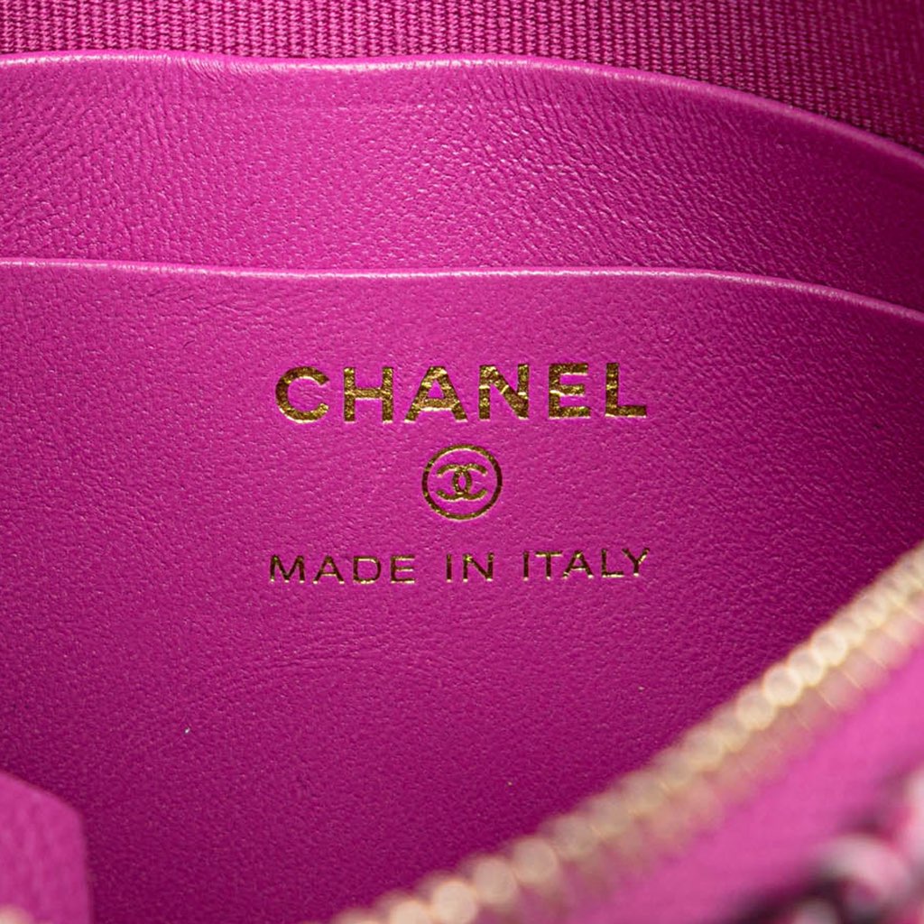 Chanel CC Tweed Houndstooth Clutch On Chain - Detail 1