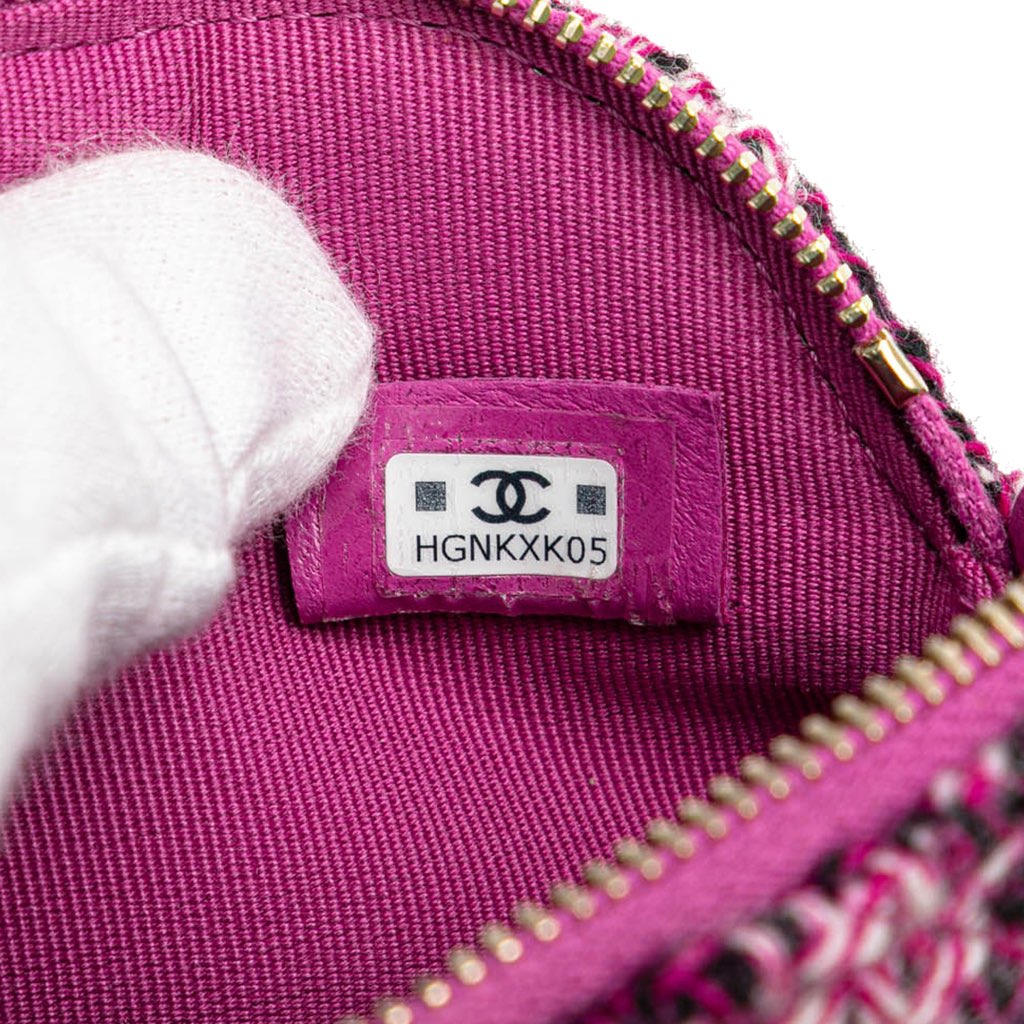 Chanel CC Tweed Houndstooth Clutch On Chain - Detail 2