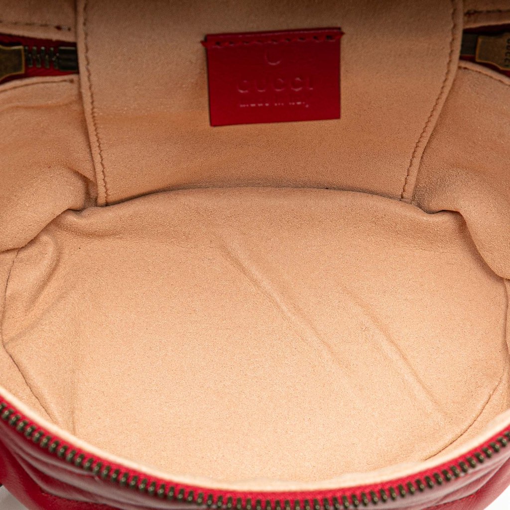 Gucci GG Marmont Round Matelasse Leather Backpack - 4