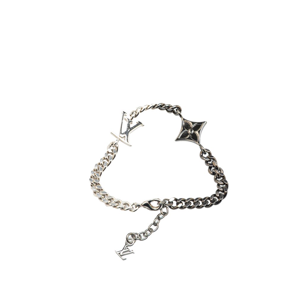 Louis Vuitton Silver Plated LV Instinct Bracelet - Image 6