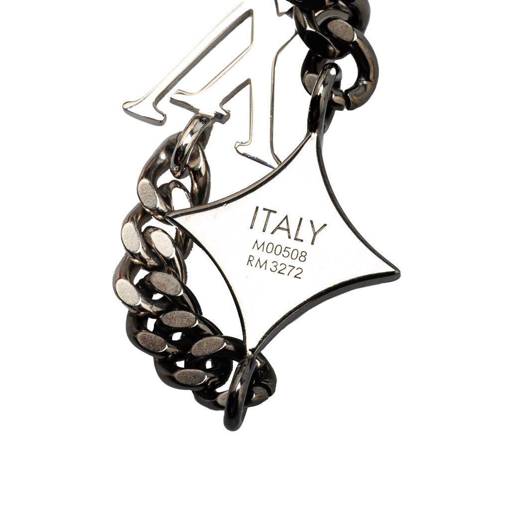 Louis Vuitton Silver Plated LV Instinct Bracelet - 4