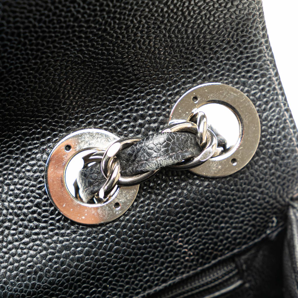 Chanel Jumbo Quilted Caviar Single Flap - Image 10