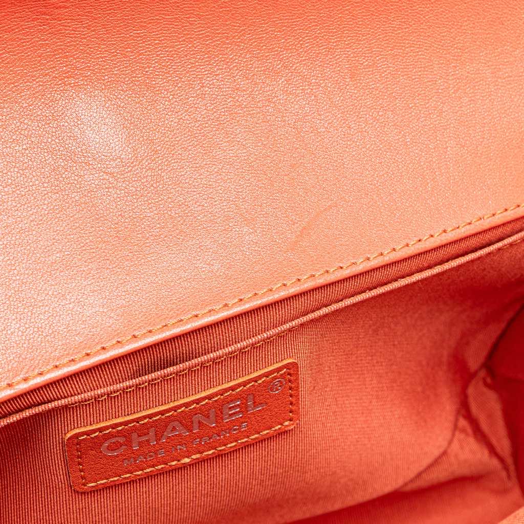 Chanel Small Tweed and Lambskin Boy Flap - Detail 2