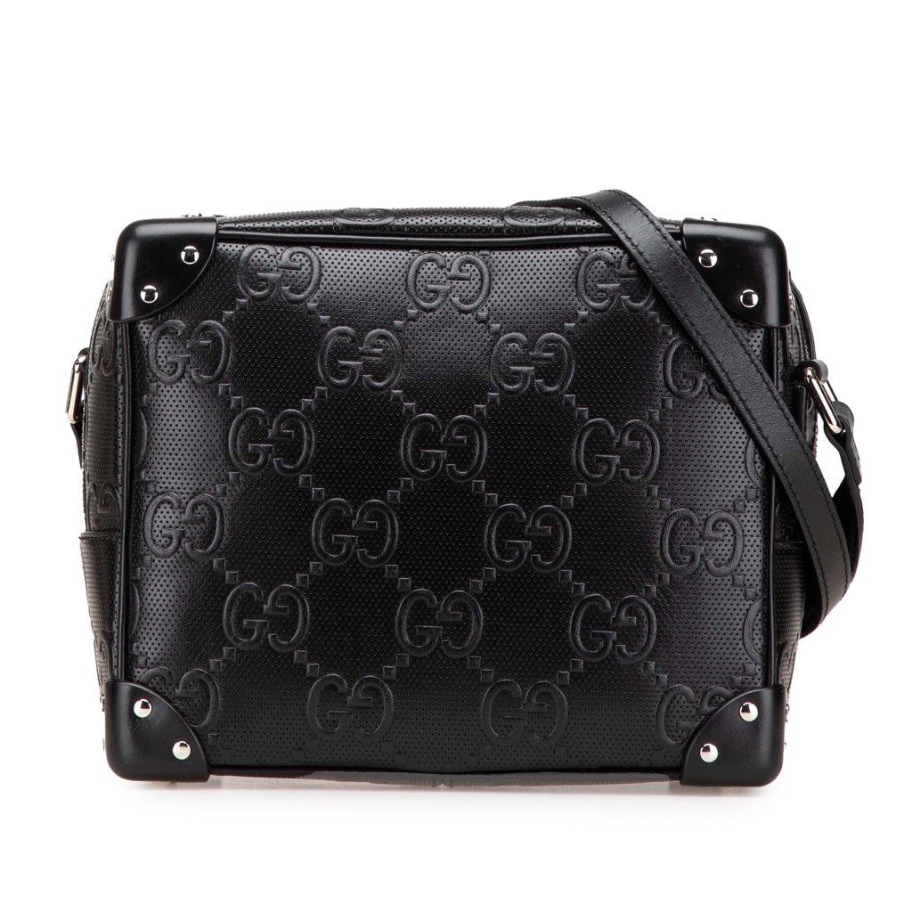 Gucci GG Embossed Leather Crossbody