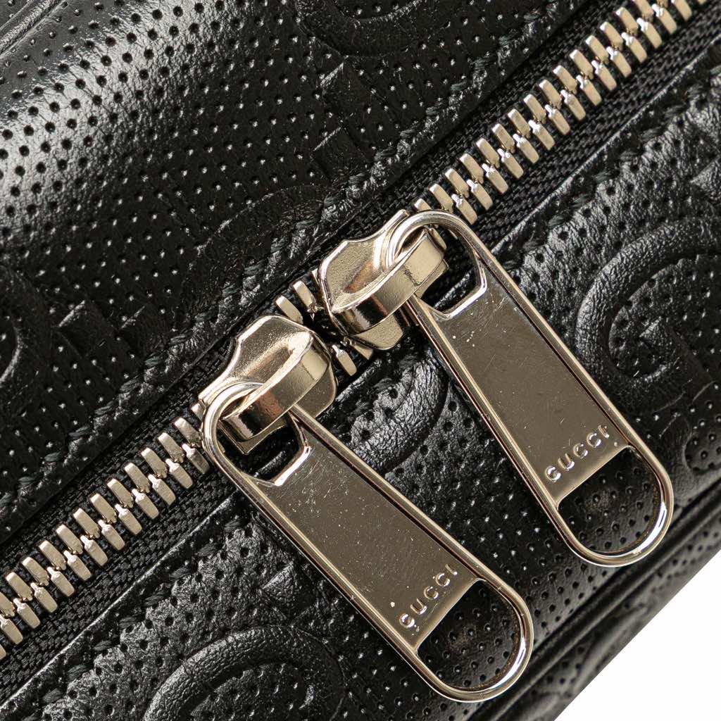 Gucci GG Embossed Leather Crossbody - Image 10