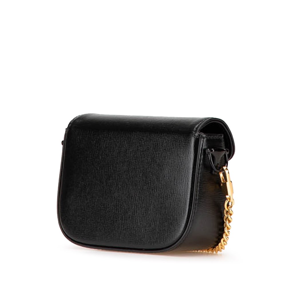 Gucci Mini Leather Horsebit 1955 Web Satchel - Back view