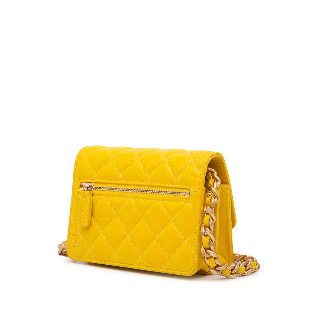 Chanel Quilted Lambskin Candy Chain Clutch with Chain - 2