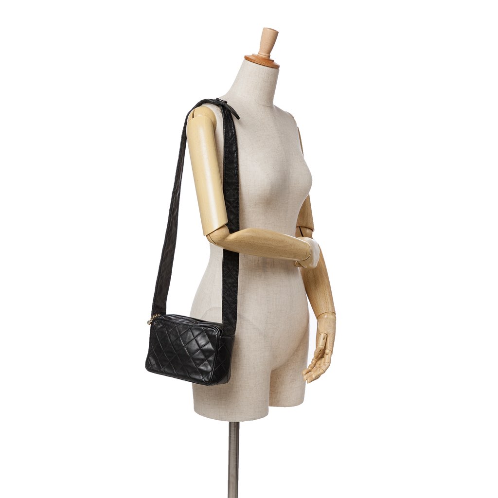 Chanel Mini Quilted Lambskin Camera Crossbody - Image 13