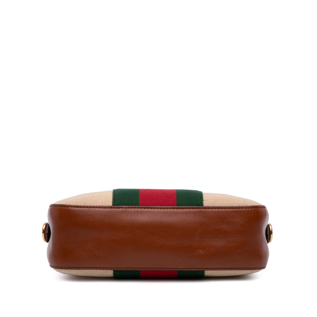 Gucci Canvas Web Camera Bag - 3