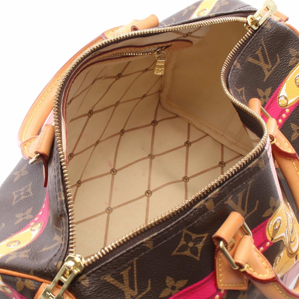Louis Vuitton Monogram Summer Trunks Speedy Bandouliere 30 - 3