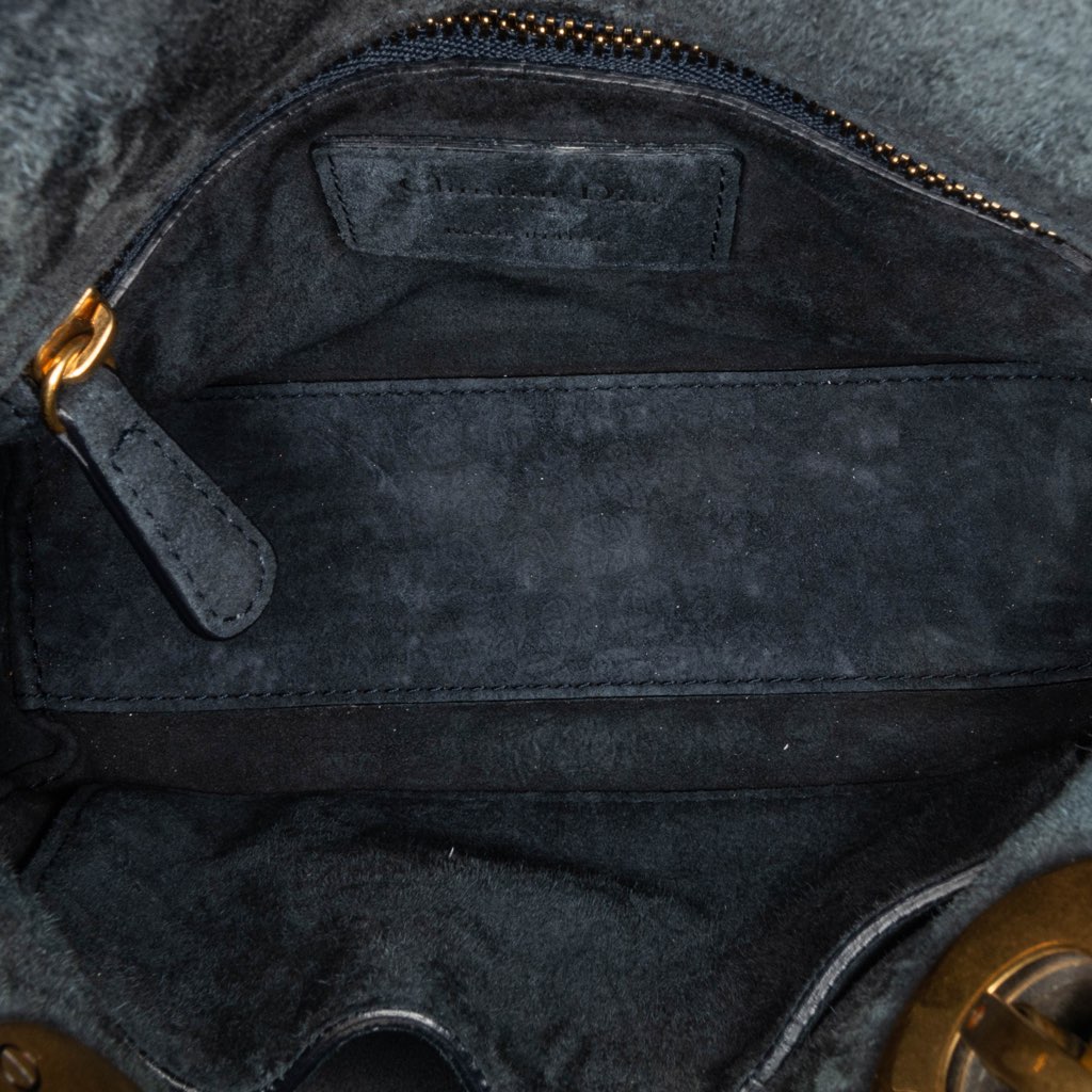 Dior Mini Denim Cannage Studded Supple Lady Dior - 4