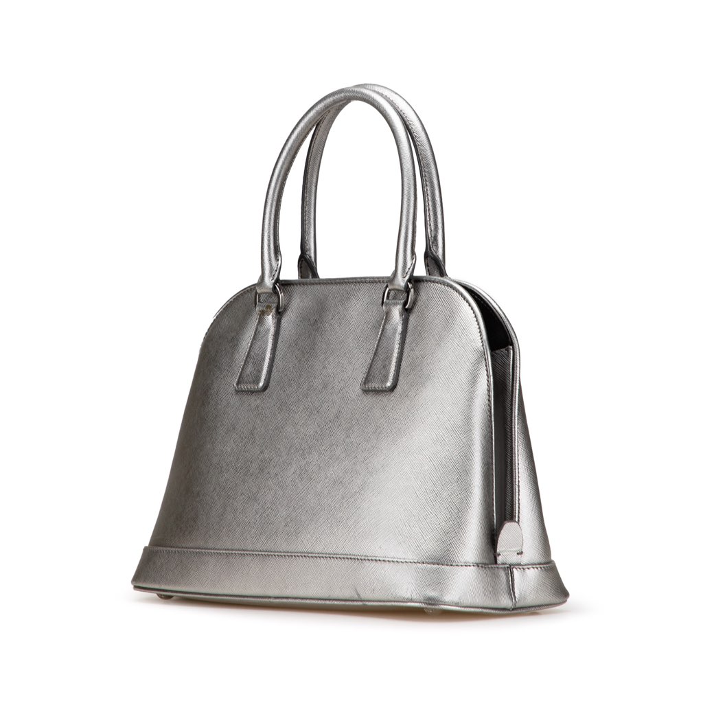 Prada Medium Saffiano Lux Open Promenade Satchel - 2