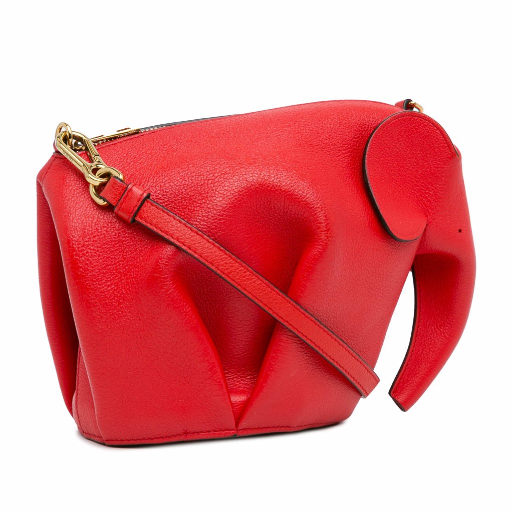 Loewe Mini Leather Elephant Crossbody - 2