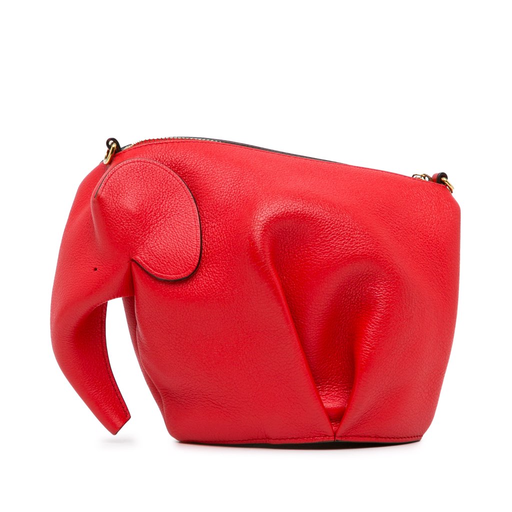 Loewe Mini Leather Elephant Crossbody - 3