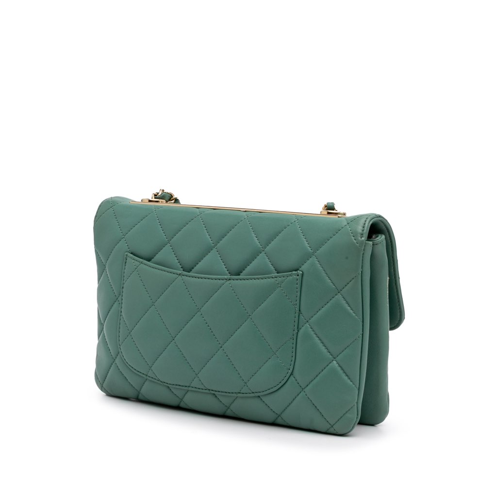 Chanel Quilted Lambskin Trendy CC Flap - Back view