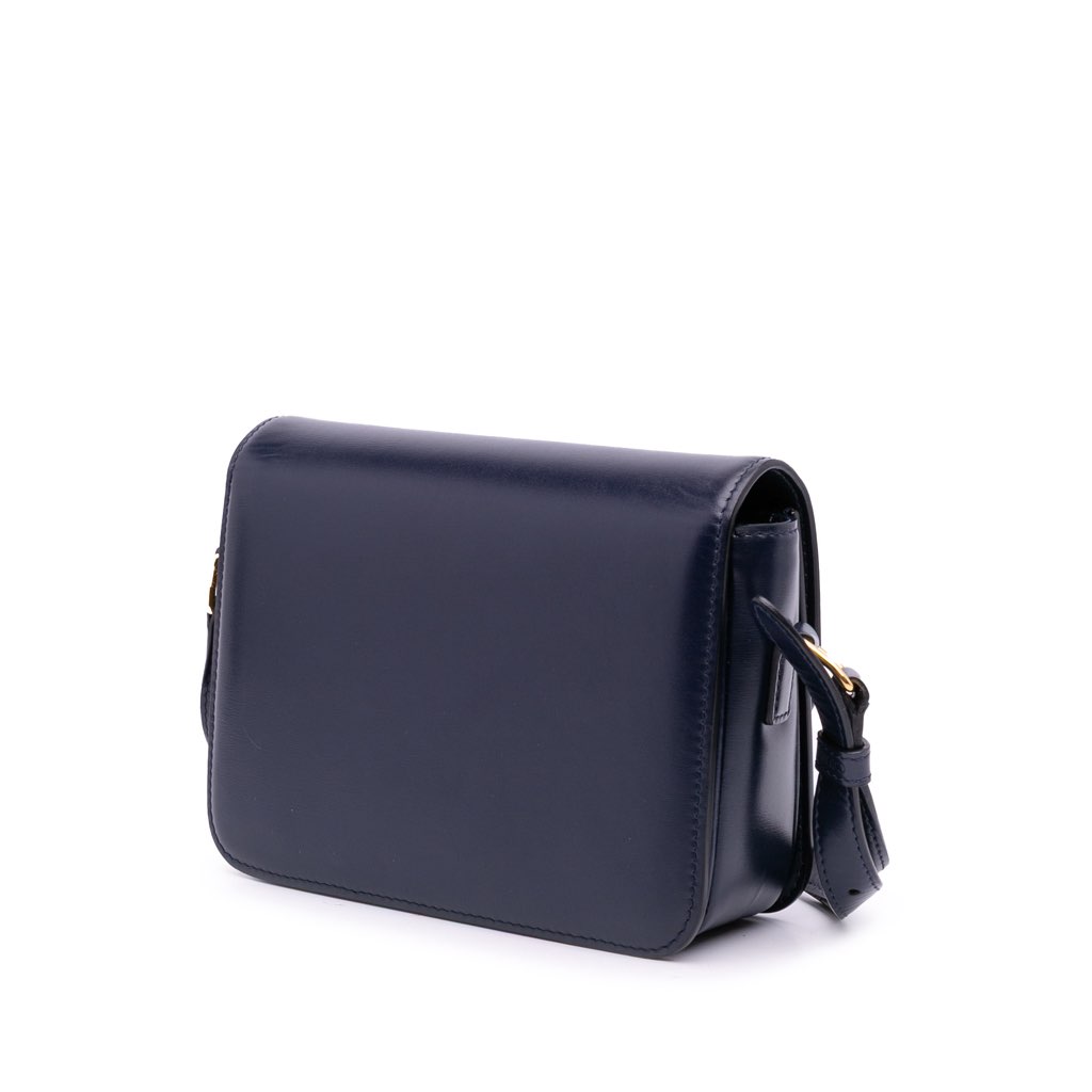 Celine Teen Shiny Calfskin Triomphe Crossbody - 2