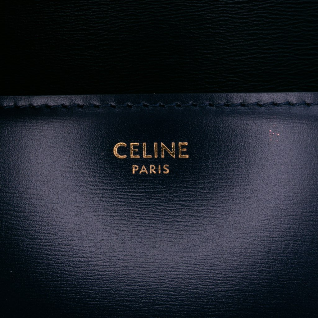 Celine Teen Shiny Calfskin Triomphe Crossbody - 5