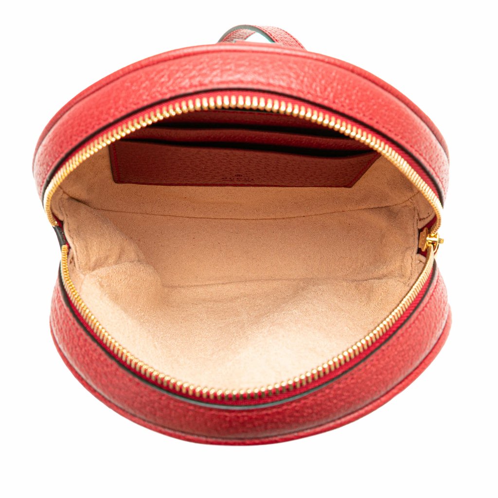 Gucci Mini GG Supreme Flora Round Ophidia Backpack - 4