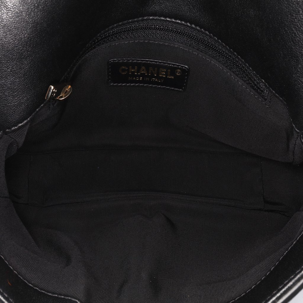 Chanel Mini Quilted Sheepskin Double Chevron Flap - 4