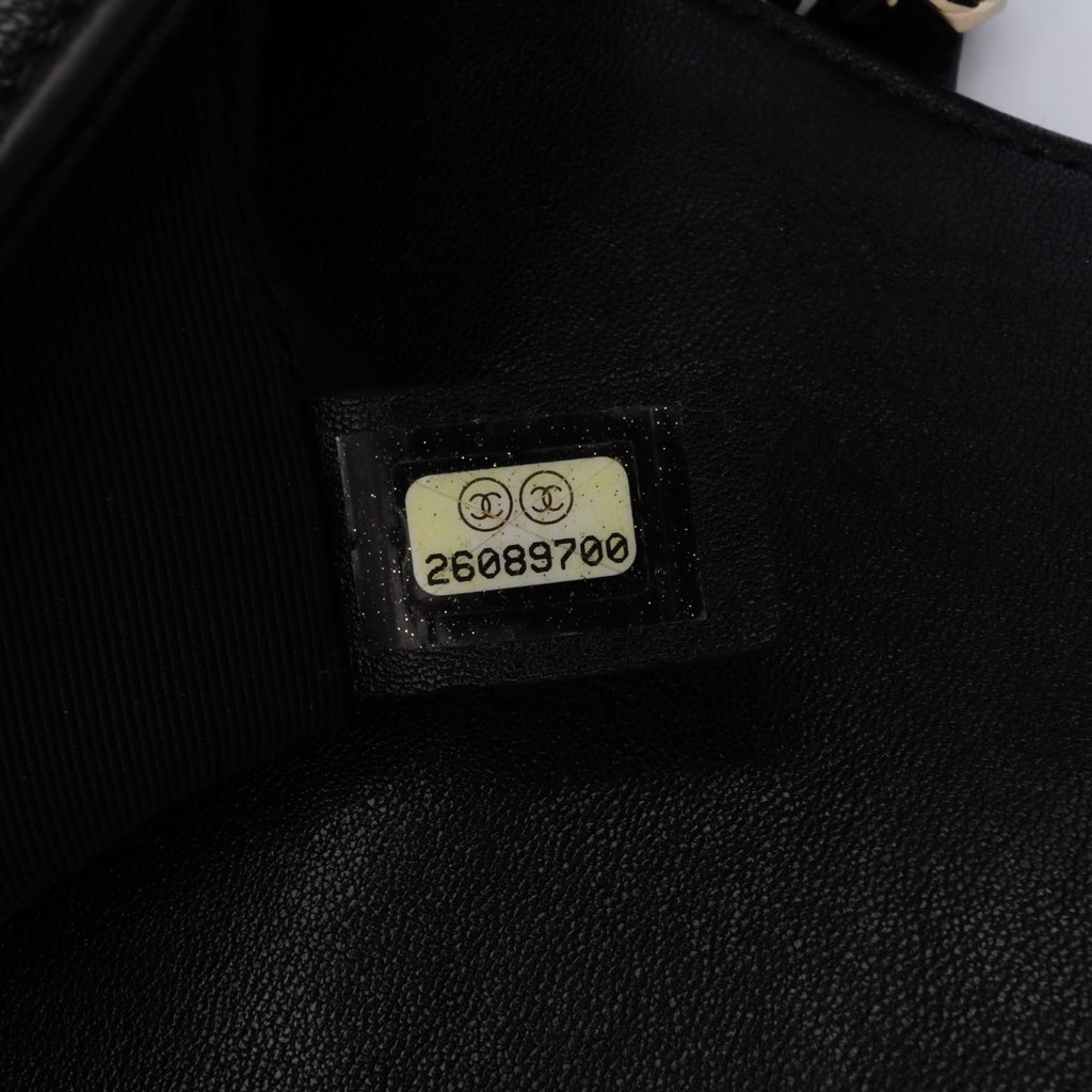 Chanel Mini Quilted Sheepskin Double Chevron Flap - Detail 2