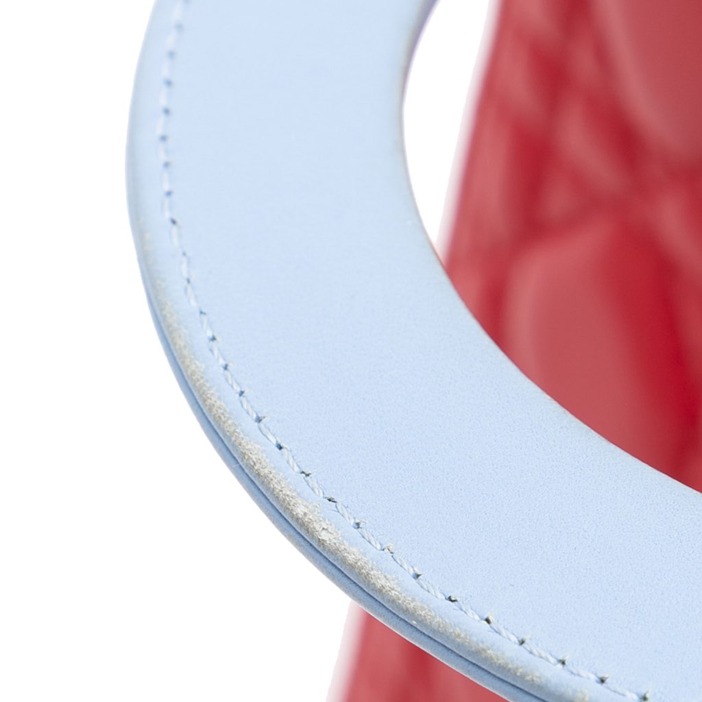 Dior Medium Tricolor Lambskin Cannage Lady Dior - Image 12