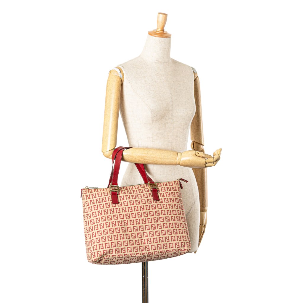 Fendi Zucchino Canvas Tote - Image 13