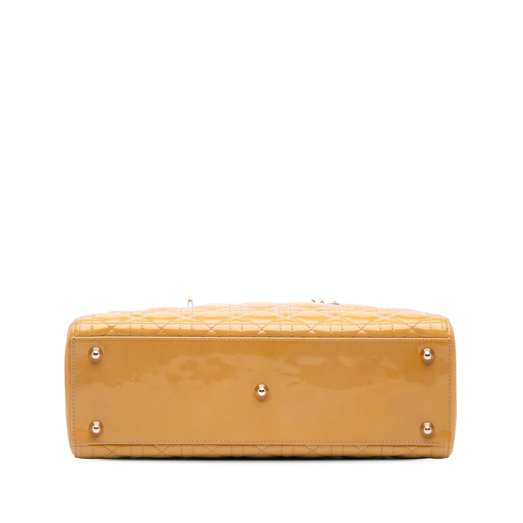 Dior Large Patent Cannage Lady Dior - 3