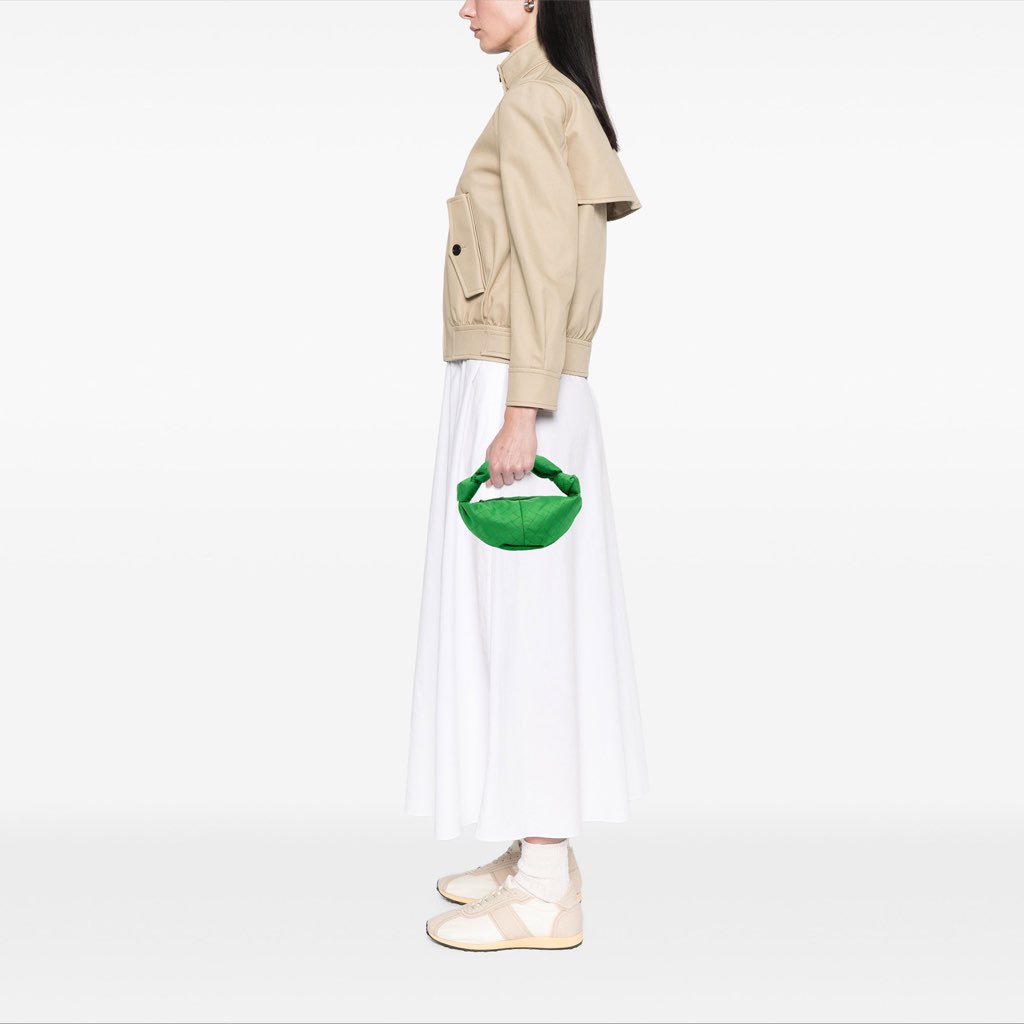 Bottega Veneta Mini Jacquard Intrecciato Double Knot Bag - Image 12