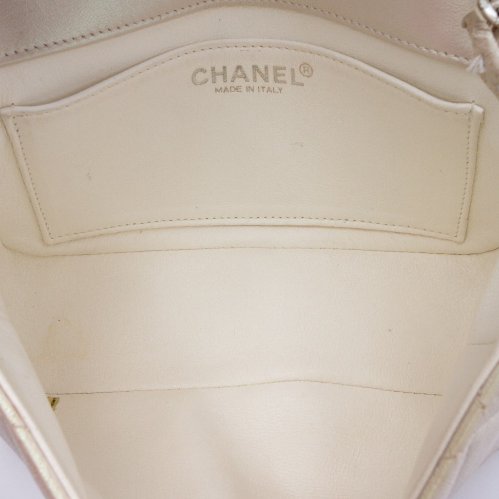 Chanel Mini Rectangular Classic Iridescent Lambskin Single Flap - 4