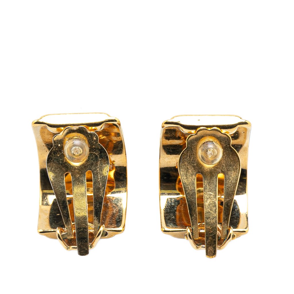 Hermès Enamel Cloisonne Clip On Earrings - 2