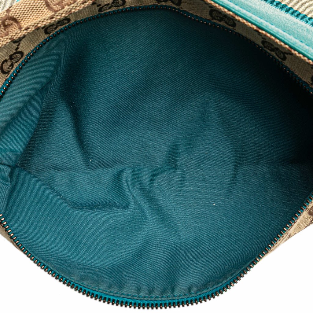 Gucci GG Canvas Web Double Pocket Belt Bag - 4