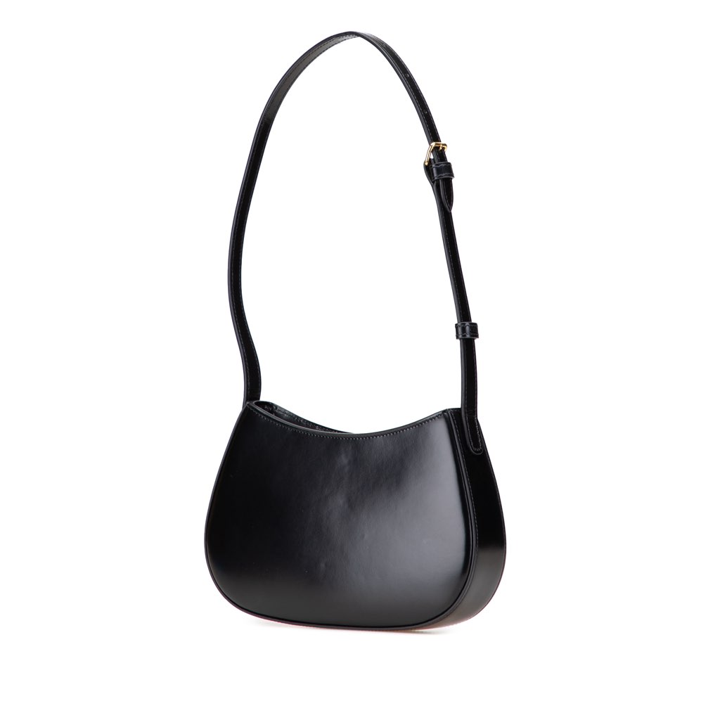 Celine Medium Shiny Calfskin Tilly Shoulder Bag - Back view